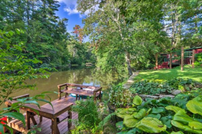 Waterfront Home with Boat Dock on Mirror Lake!